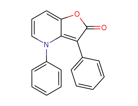 2-oxo-3,4-diphenyl-2,4-dihydrofuro<3,2-b>pyridine
