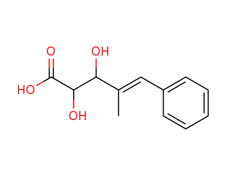 (E)-2,3-Dihydroxy-4-methyl-5-phenyl-pent-4-enoic acid