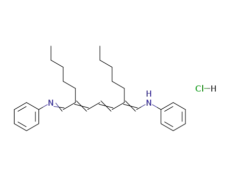 <7-(N-phenylamino)-2,6-dipentyl-2,4,6-heptatrienylidene>-N-phenylammonium chloride