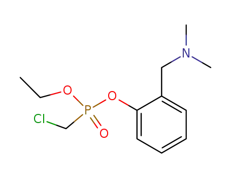 Chloromethyl-phosphonic acid 2-dimethylaminomethyl-phenyl ester ethyl ester