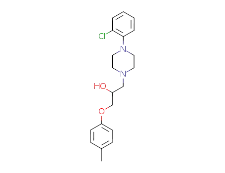 1-[4-(2-chloro-phenyl)-piperazino]-3-<i>p</i>-tolyloxy-propan-2-ol