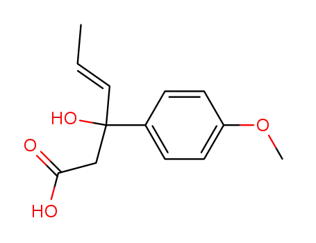 3-Hydroxy-3-(4'-methoxyphenyl)-4-hexenoieacid