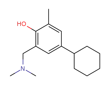 4-Cyclohexyl-2-dimethylaminomethyl-6-methyl-phenol