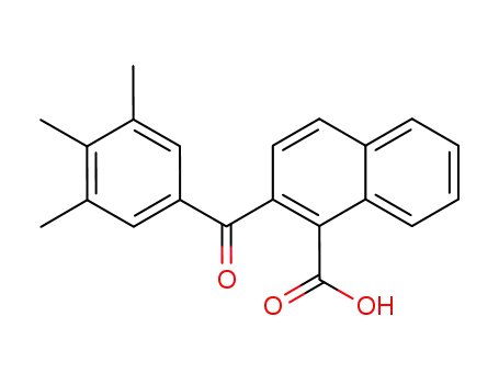 2-(3,4,5-trimethyl-benzoyl)-[1]naphthoic acid