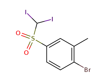 Benzene, 1-bromo-4-[(diiodomethyl)sulfonyl]-2-methyl-
