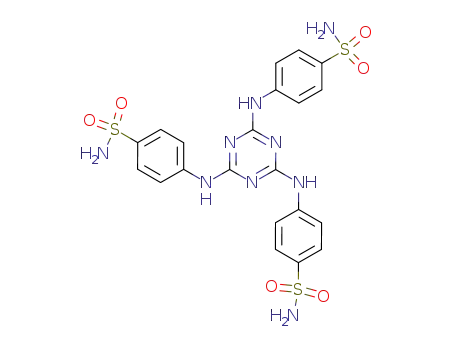 Molecular Structure of 51757-36-9 (Benzenesulfonamide,4,4',4''-(1,3,5-triazine-2,4,6-triyltriimino)tris-(9CI))
