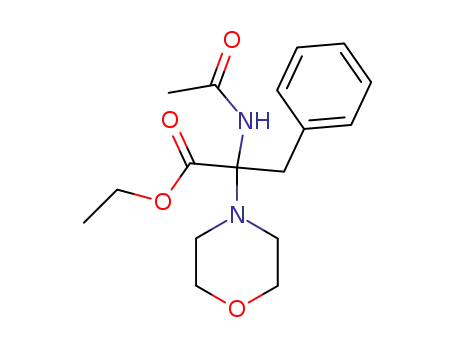 2-acetylamino-2-morpholin-4-yl-3-phenyl-propionic acid ethyl ester