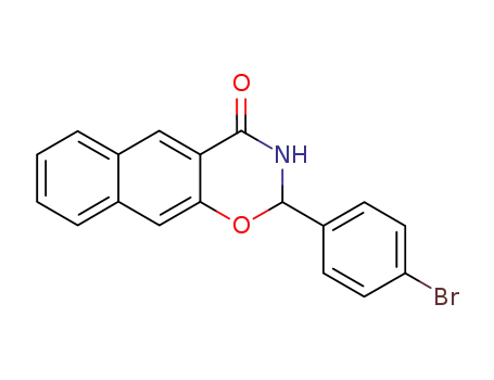 2-(4-bromo-phenyl)-2,3-dihydro-naphtho[2,3-<i>e</i>][1,3]oxazin-4-one