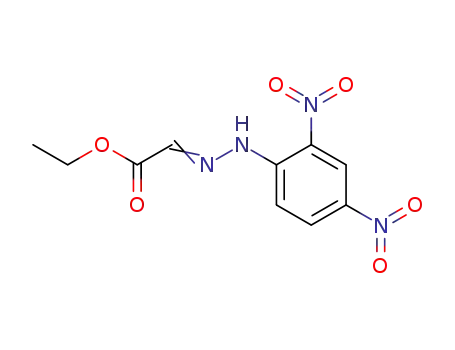 Molecular Structure of 13217-17-9 (Acetic acid, [(2,4-dinitrophenyl)hydrazono]-, ethyl ester)
