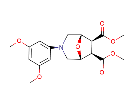 6,7-Dimethoxycarbonyl-3-(3,5-dimethoxyphenyl)-3-aza-8-oxabicyclo<3.2.1>octane