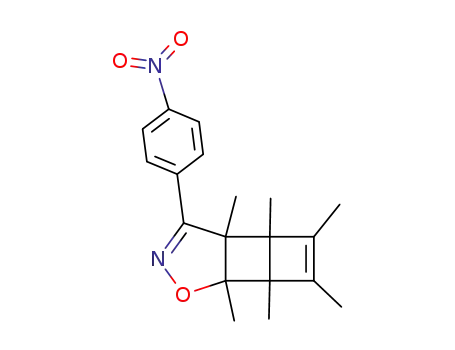 1,2,3,4,5,6-hexamethyl-9-(4-nitro-phenyl)-7-oxa-8-aza-tricyclo[4.3.0.0<sup>2,5</sup>]nona-3,8-diene