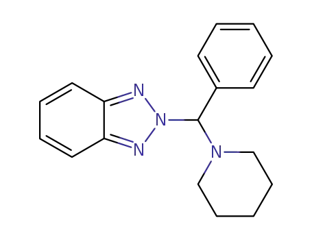 N-<α-(benzotriazol-2-yl)phenylmethyl>piperidine