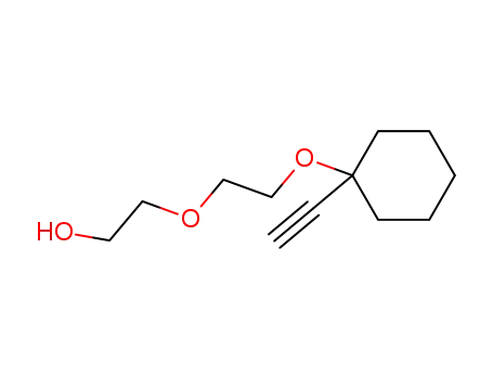 Molecular Structure of 100315-35-3 (2-[2-(1-ethynyl-cyclohexyloxy)-ethoxy]-ethanol)