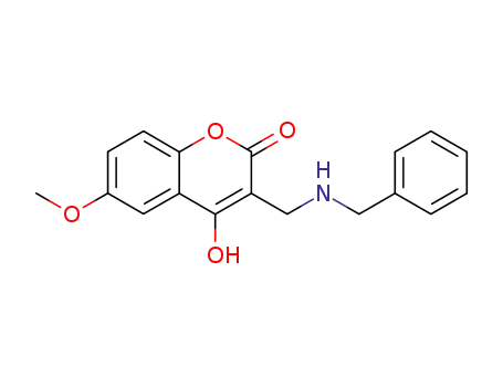 3-benzylaminomethyl-4-hydroxy-6-methoxy-coumarin