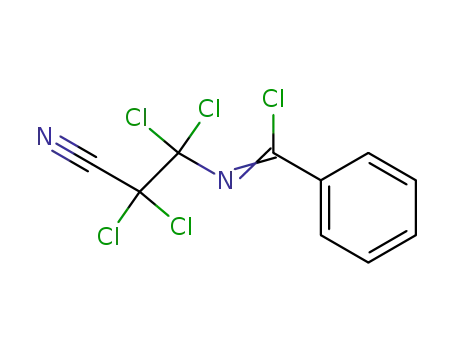 Benzenecarboximidoyl chloride, N-(1,1,2,2-tetrachloro-2-cyanoethyl)-