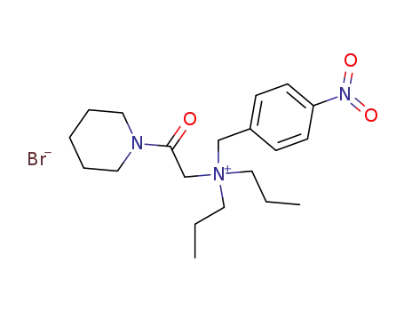 (4-nitro-benzyl)-(2-oxo-2-piperidino-ethyl)-dipropyl-ammonium; bromide