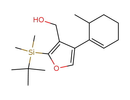 3-Furanmethanol,
2-[(1,1-dimethylethyl)dimethylsilyl]-4-(6-methyl-1-cyclohexen-1-yl)-