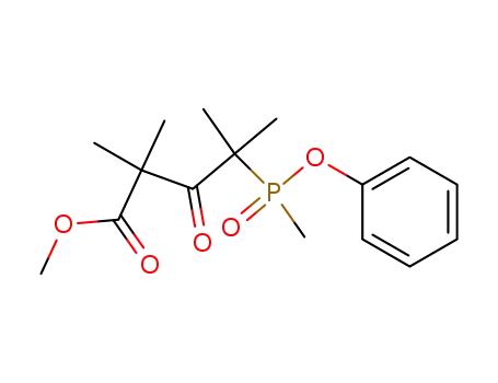 2,2,4-Trimethyl-4-(methyl-phenoxy-phosphinoyl)-3-oxo-pentanoic acid methyl ester
