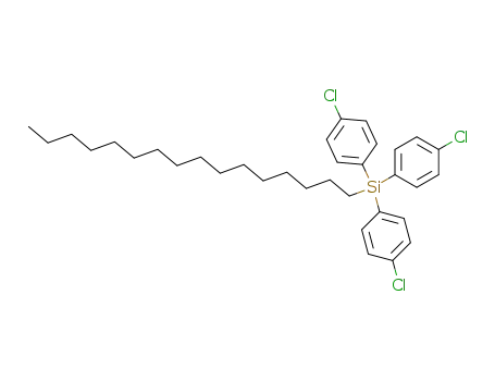 Hexadecyl-tri-<p-chlor-phenyl>-silan