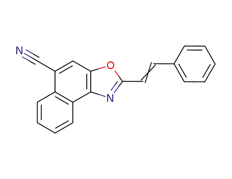 Naphth[1,2-d]oxazole-5-carbonitrile, 2-(2-phenylethenyl)-