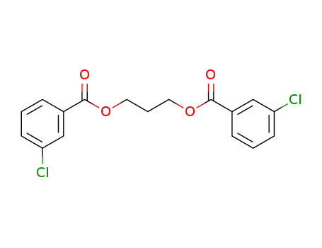 Molecular Structure of 102193-01-1 (1,3-bis-(3-chloro-benzoyloxy)-propane)