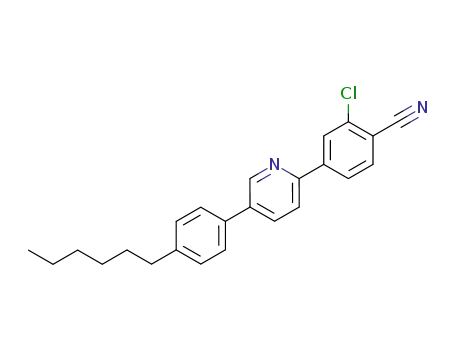 2-Chloro-4-[5-(4-hexyl-phenyl)-pyridin-2-yl]-benzonitrile