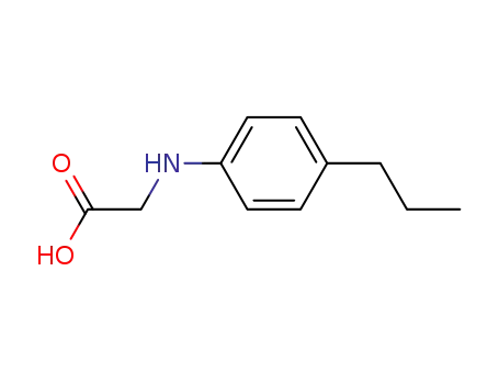 Molecular Structure of 99985-82-7 (Glycine, N-(4-propylphenyl)-)