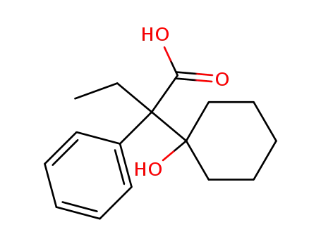 2-(1-hydroxy-cyclohexyl)-2-phenyl-butyric acid