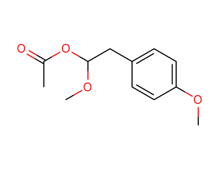 1-acetoxy-1-methoxy-2-(4-methoxy-phenyl)-ethane