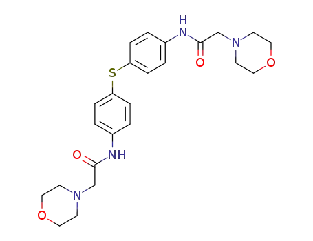 4-Morpholineacetamide, N,N'-(thiodi-4,1-phenylene)bis-