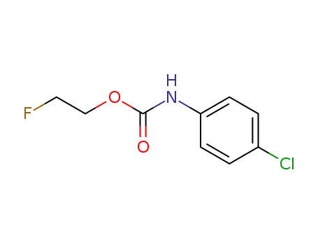 Molecular Structure of 459-16-5 (Carbamic acid, (4-chlorophenyl)-, 2-fluoroethyl ester)