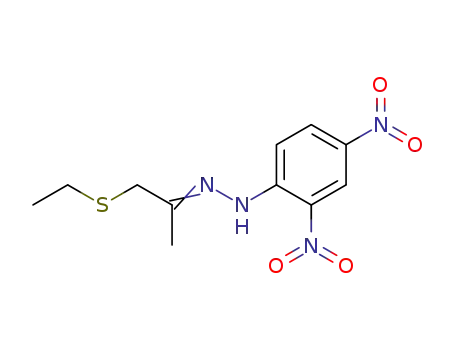 ethylsulfanyl-acetone-(2,4-dinitro-phenylhydrazone)