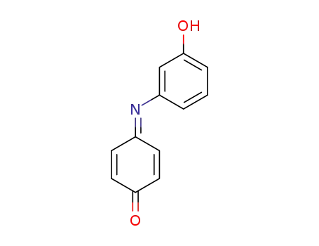Molecular Structure of 65783-78-0 (2,5-Cyclohexadien-1-one, 4-[(3-hydroxyphenyl)imino]-)