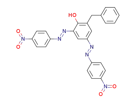 2-Benzyl-4,6-bis-(4-nitro-phenylazo)-phenol