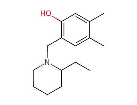2-(2-ethyl-piperidinomethyl)-4,5-dimethyl-phenol