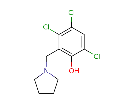 3,4,6-trichloro-2-pyrrolidinomethyl-phenol