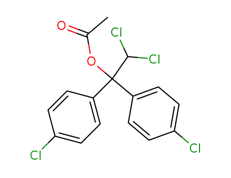 Molecular Structure of 79133-04-3 (1-acetoxy-2,2-dichloro-1,1-bis-(4-chloro-phenyl)-ethane)