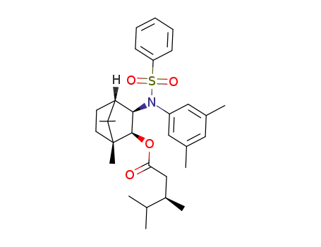 (R)-3,4-Dimethyl-pentanoic acid (1R,2S,3R,4S)-3-[benzenesulfonyl-(3,5-dimethyl-phenyl)-amino]-1,7,7-trimethyl-bicyclo[2.2.1]hept-2-yl ester