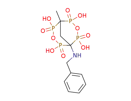 1-Benzylamino-5-methyl-2,4,6,8-tetraoxo-3,7-dioxa-2λ<sup>5</sup>,4λ<sup>5</sup>,6λ<sup>5</sup>,8λ<sup>5</sup>-tetraphospha-bicyclo[3.3.1]nonane-2,4,6,8-tetraol