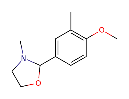 Oxazolidine, 2-(4-methoxy-3-methylphenyl)-3-methyl-