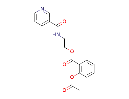 2-[(Pyridine-3-carbonyl)amino]ethyl 2-(acetyloxy)benzoate