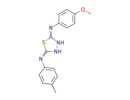 <i>N</i>-(4-methoxy-phenyl)-<i>N</i>'-<i>p</i>-tolyl-[1,3,4]thiadiazole-2,5-diamine