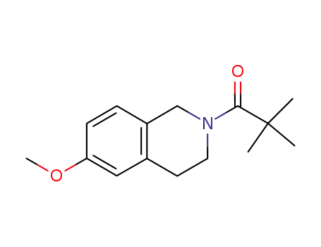 1,2,3,4-tetrahydro-6-methoxy-2-pivaloylisoquinoline