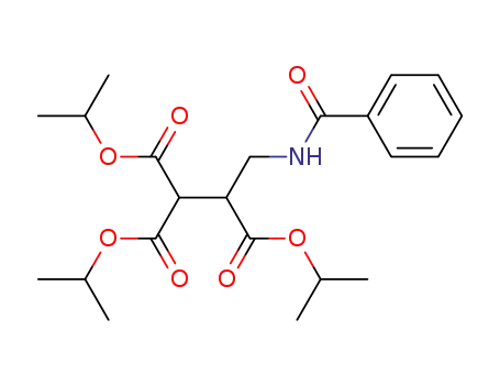 isopropyl 4-(benzoylamino)-2,3-diisopropyloxycarbonylbutanoate