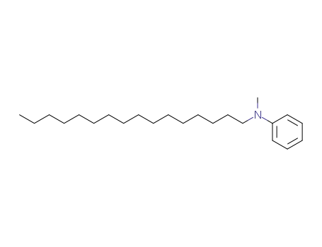 Molecular Structure of 56553-69-6 (Benzenamine, N-hexadecyl-N-methyl-)