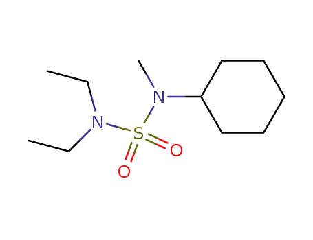 Molecular Structure of 105975-00-6 (N,N-Diaethyl-N'-cyclohexyl-N'-methyl-sulfamid)