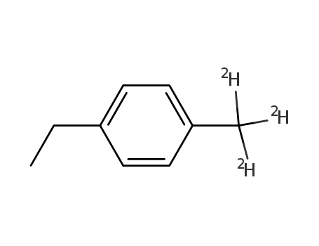 Molecular Structure of 939-98-0 (4-ETHYLTOLUENE-ALPHA,ALPHA,ALPHA-D3)