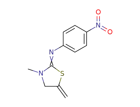 Benzenamine, N-(3-methyl-5-methylene-2-thiazolidinylidene)-4-nitro-