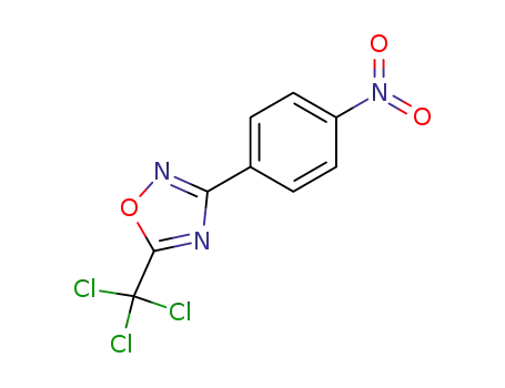 Molecular Structure of 3706-61-4 (3-(4-nitrophenyl)-5-(trichloromethyl)-1,2,4-oxadiazole)