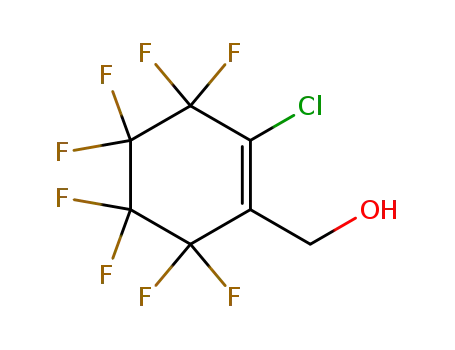 1-Hydroxymethyl-2-chlor-octafluor-cyclohexen-<sup>(1)</sup>